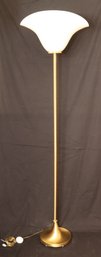 Vintage Murano Glass Brass Floor Lamp