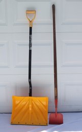 True Temper Snow Shovel And Ice Scraper (h-18)