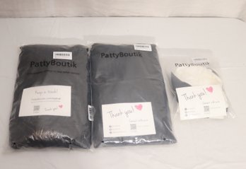 2 NEW Patty Boutik Sweater Dresses And White/ Blk Tunic Blouse
