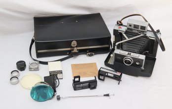 Polaroid Automatic 250 Land Camera With Extras