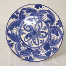 Vintage Blue And White Plate (H-71)