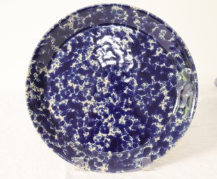 Vintage Bennington Potters Blue And White Plate Vermont 1669 (H-72)
