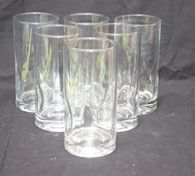 Set Of 6 Tall Glasses