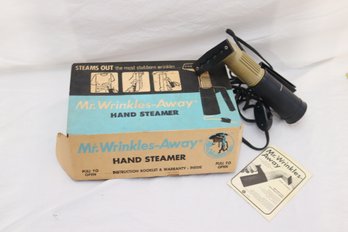 Vintage Mr.wrinkles-away Hand Steamer (D-14)