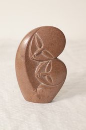 VINTAGE Mother And Child Stone Carving (H-75)