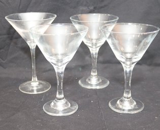 4 Martini Glasses