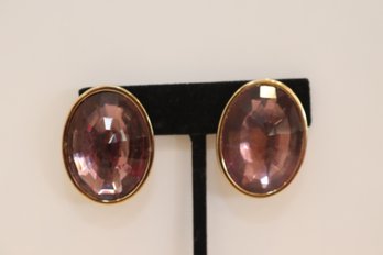 LArge Clipon Jeweled Earrings (JC-13)