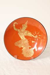 Vintage Chiengmai Lacquerware Plate (H-78)