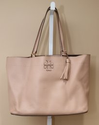 Tory Burch McGraw Soft Pebbled Leather Tote Bag Handbag Purse (K-17)