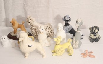 Poodle Figurines (V-33)