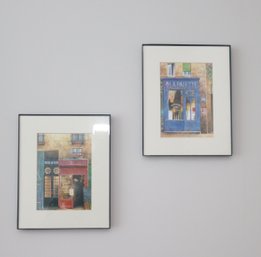 Pair Of Framed French Pictures. (I-82)