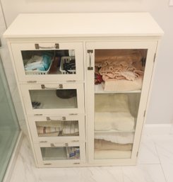 White Storage Cabinet (I-84)