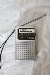 Sony ICF-S10MK2 Pocket Portable FM/AM Radio Silver S