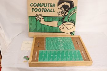 Vintage 1968 Computer Football Game (D-33)