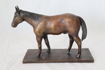 Copper Horse Signed Cliff Lowrance 7/15 (F-48)