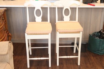 Pair Of Counter Chairs (I-92)