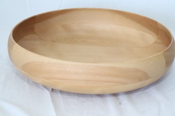 Wooden Bowl By Woodbury's Of Shelburne Hand Tuned In Vermont (F-56)