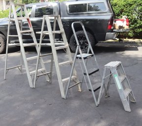 Aluminum Ladder Lot