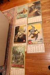 Vintage Remington Arms Sportsman Calendars (I-9)