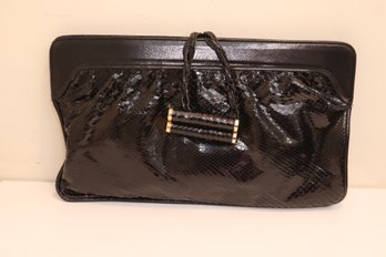 Susan Gail Genuine Snake Clutch Handbag Purse Shoulder Bag Made In Spain (ag-7)