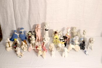 Poodle Figurines (V-37)