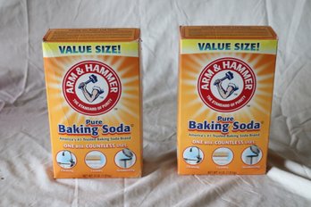 2 Boxes Arm & Hammer Pure Baking Soda (K-35)