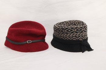 Pair Of Lovely Women's Hats.  Nordstroms, (D-51)