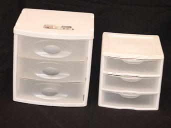 Small Plastic 3 Drawer Storage Boxes