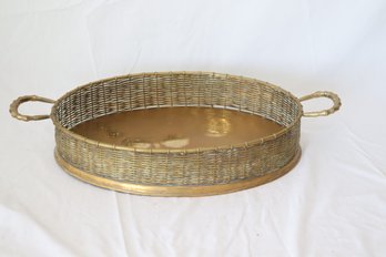 Brass Serving Basket (F-69)