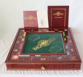 Franklin Mint Monopoly Collector's Edition Wood Board Game - 1991