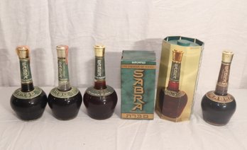 6 Bottles Of Sabra Liqueur Of Israel (V-52)