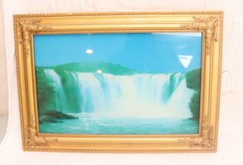 An Electric, Light Up Waterfall Frame With Sound!