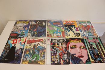 Vintage Comic Books: Shatter, Youngblood, Speed Race,  Raplh Snatrt (H-22)