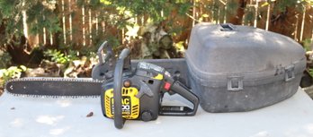 McCulloch 46760-23 Mac 3200 16' Bar Gas Powered Chainsaw W/ Case (T-12)