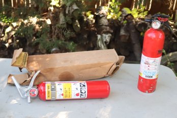 Pair Of Fire Extinguishers (T-13)