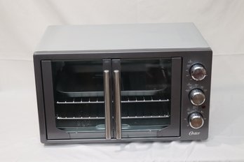 Oster French Door Countertop XL Toaster Oven W Turbo Convection Heat TSSTTVFDXL-CH. (H-3)