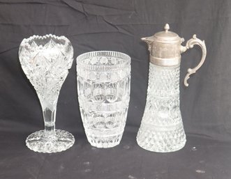 Vintage Crystal Glass Lot