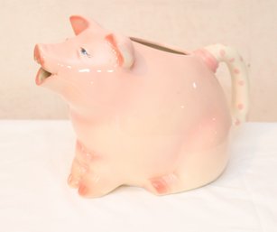 Pig Pitcher By Clay Art 1989