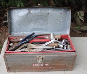 Vintage Craftsman Toolbox Packe With Assorted Tools (I-30)