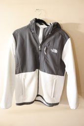 White Fleece The North Face Jacket Sz. XL