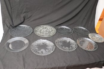 Assorted Glass Platters  (M-83)