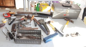 Assorted Hand Tool Lot With Craftsman Tool Box (O-40)