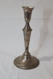 1 Vintage Empire Sterling Silver Weighted Candlestick (M-34)