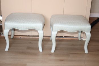 Pair Of Upholstered Benches (O-24)