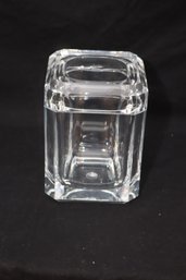 Carlisle Grainware Vintage Clear Lucite Acrylic Swivel Top Regal Ice Bucket (B-15)