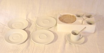 Espresso Cup And Saucer Set W/ Extra Saucers (S-46)