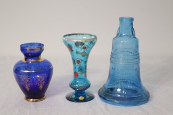 Blue Glass Vases (M-44)