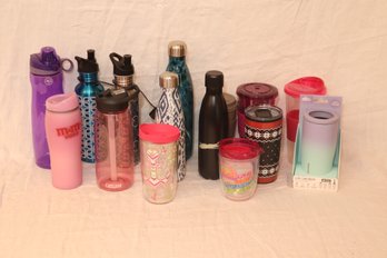 A Bunch Of Water Bottle Beverage Containers