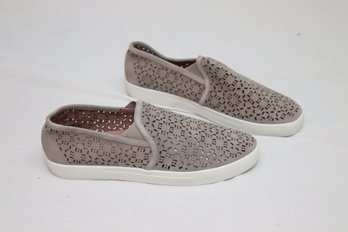 Joie Laser Cut Taupe Slip-on Sneakers Size 41. (S-21)