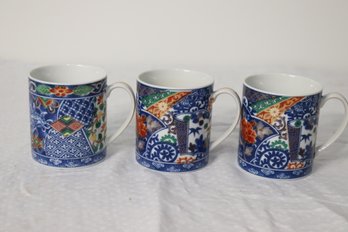 3 Takahashi Japan Coffee Tea Cups Mugs